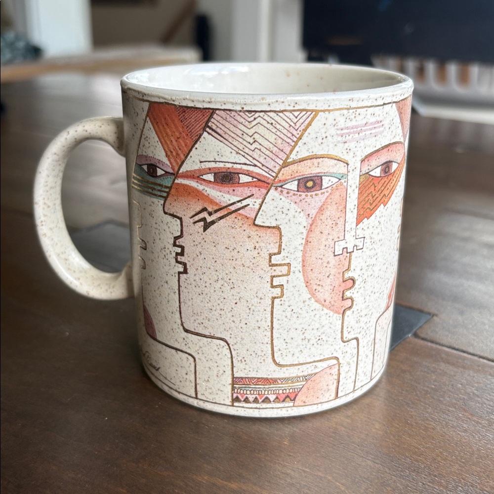 Laurel Burch "Face Paintings" mug.